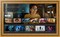 The Samsung Frame TV 50 inch TV Frame, Ornate Frame TV (Fits 2021-2025 Models)